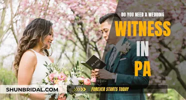 Who Can Be a Witness at Your Pennsylvania Wedding?