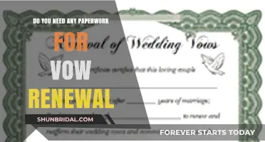 Vow Renewal Paperwork: What Documents Are Needed to Renew Vows?