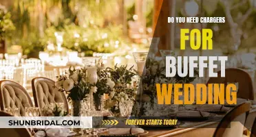 Chargers for Buffet Weddings: To Use or Not?