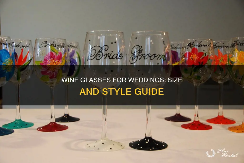 do you need different size wine glasses wedding