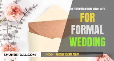 Formal Wedding Etiquette: Double Envelopes, Necessary or Not?