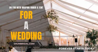 Draping Under Wedding Tents: A Must-Have or Unnecessary?