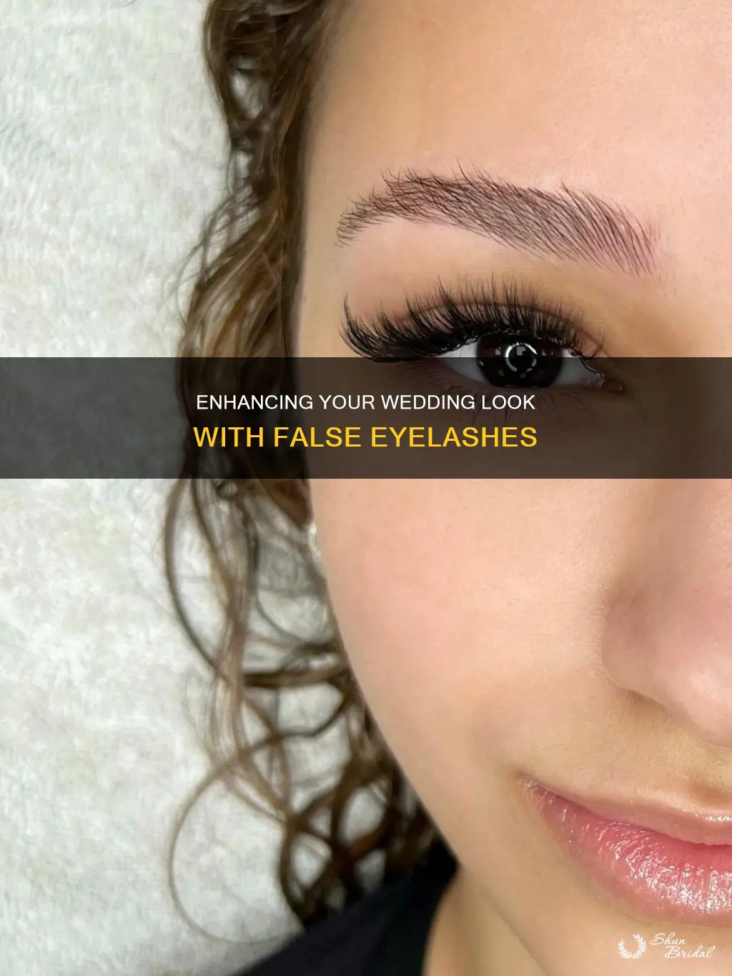 do you need fake eyelashes for wedding