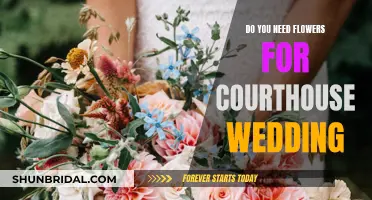 Flowers for a Courthouse Wedding: Necessary or Unnecessary?
