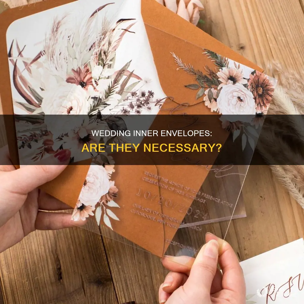 do you need inner envelopes wedding