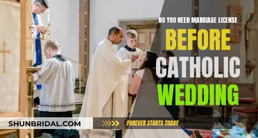 Marriage License: A Catholic Wedding Requirement?