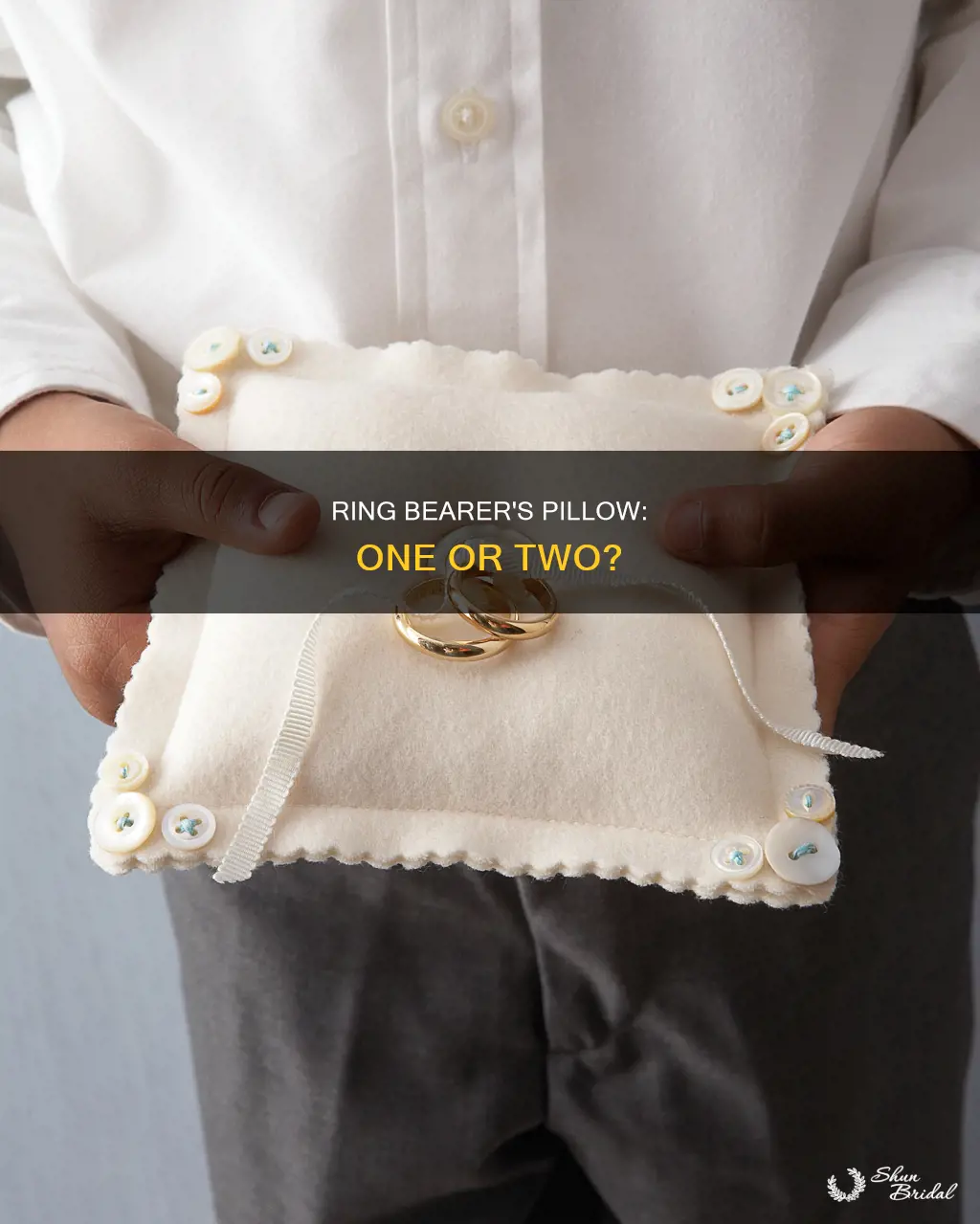 do you need one or two pillows for ring bearer