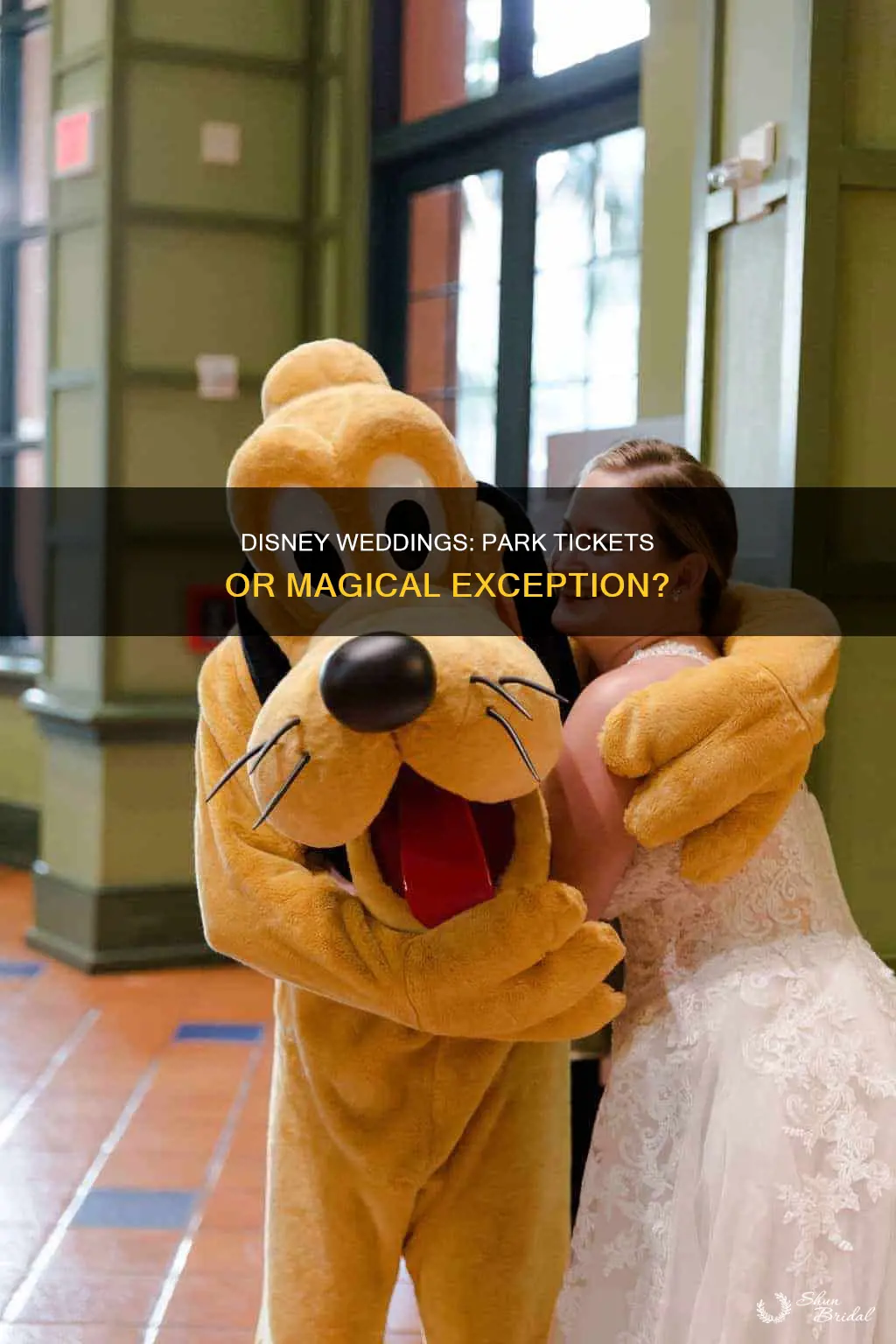 do you need park tickets for a disney wedding