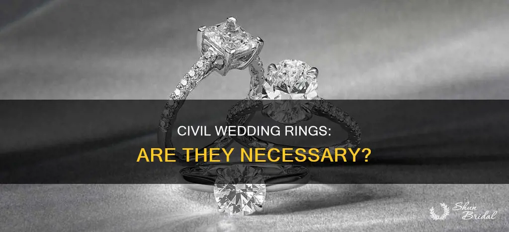 do you need rings for a civil wedding