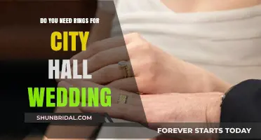 City Hall Weddings: Rings, an Optional Tradition