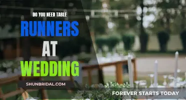 Table Runners for Weddings: Essential or Unnecessary?