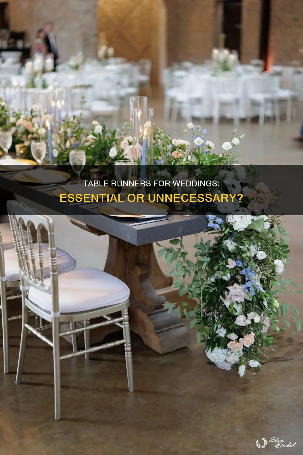 do you need table runners at wedding