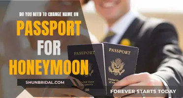 Honeymoon Travel: Passport Name Change Essentials