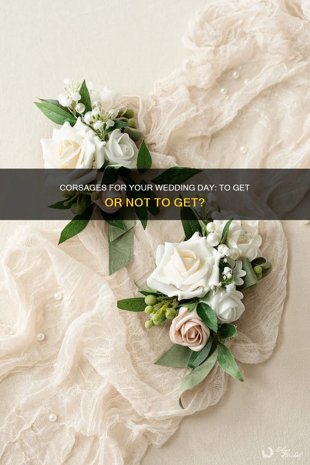 do you need to get girlfriend corsage for wedding