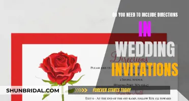 Wedding Invitation Etiquette: Directions, a Necessary Inclusion?