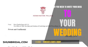 Should You Invite Your Boss to Your Wedding?