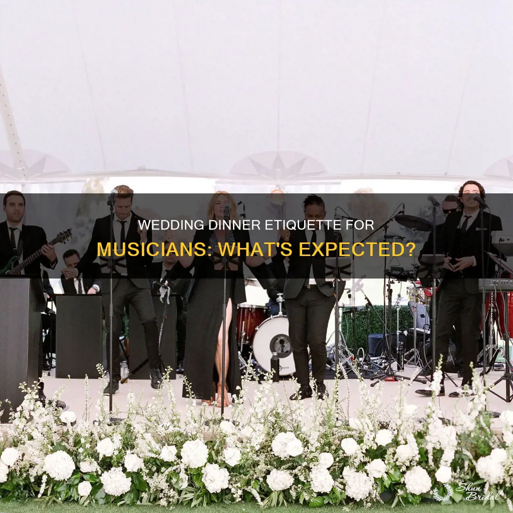 do you need to provide dinner to musician at wedding