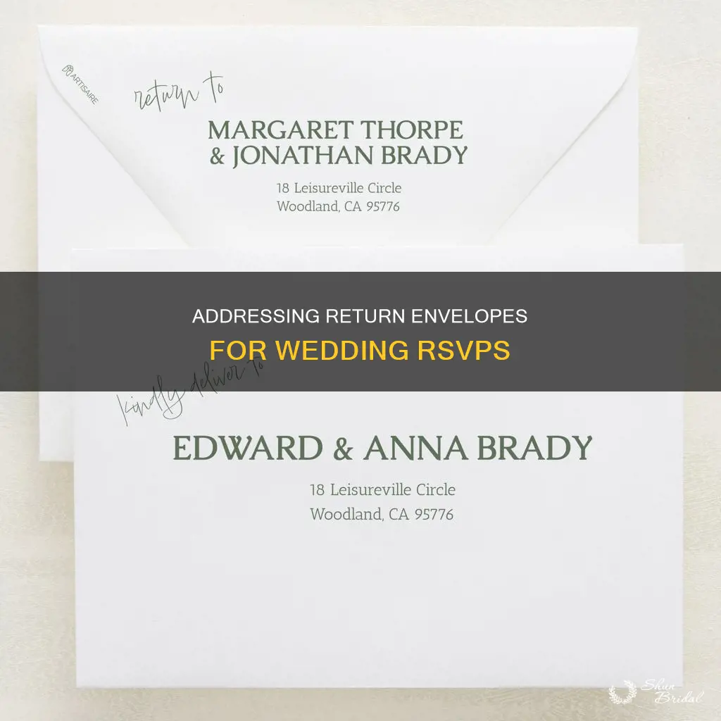do you need to put address on retun envelope wedding
