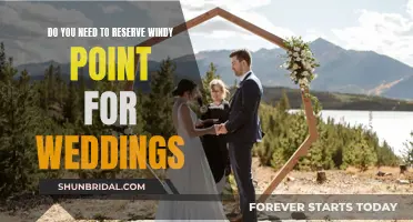 Windy Point Weddings: Do You Need to Reserve?