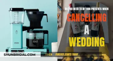 Cancelling a Wedding: What Happens to the Gifts?