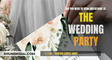 Inviting the Wedding Party: Who, When, and How?