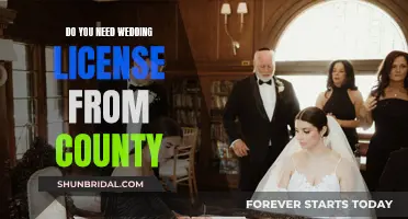County-issued Wedding Licenses: A Necessary Pre-wedding Step