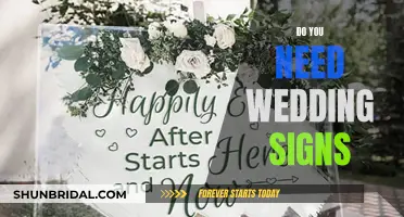 Wedding Signs: Enhancing the Big Day Experience