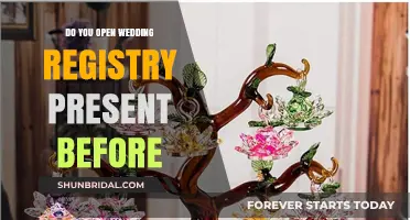 Unveiling Wedding Registry Gifts: Before or After?