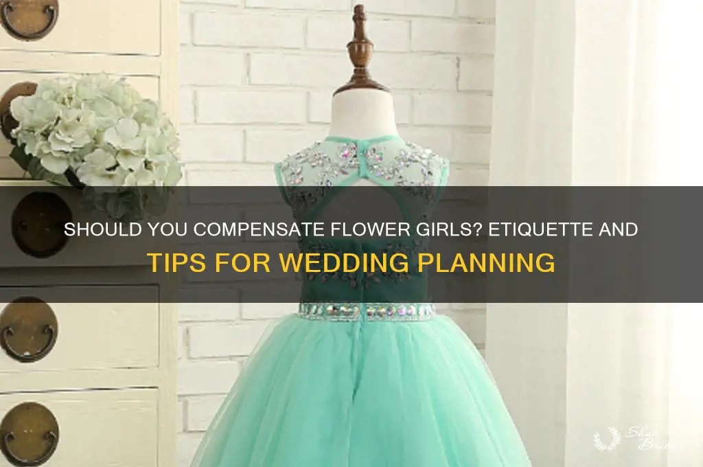 do you pay flower girls