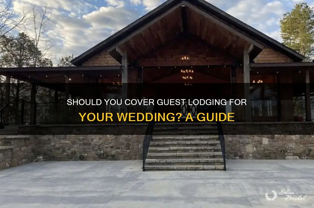 do you pay for lodging for wedding