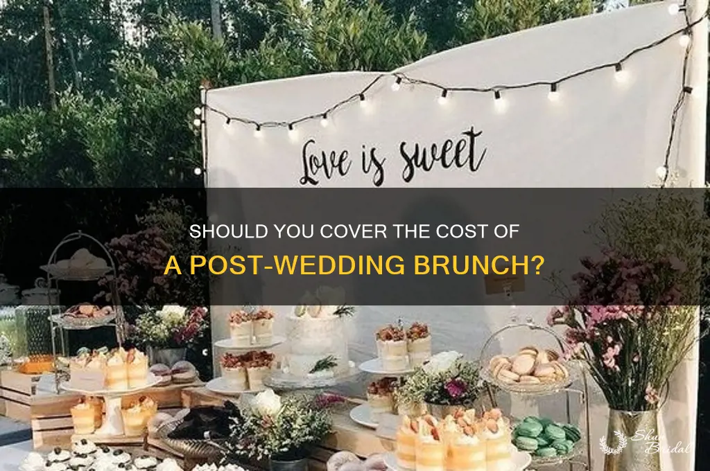 do you pay for post wedding brunch
