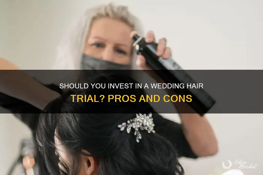 do you pay for wedding hair trial