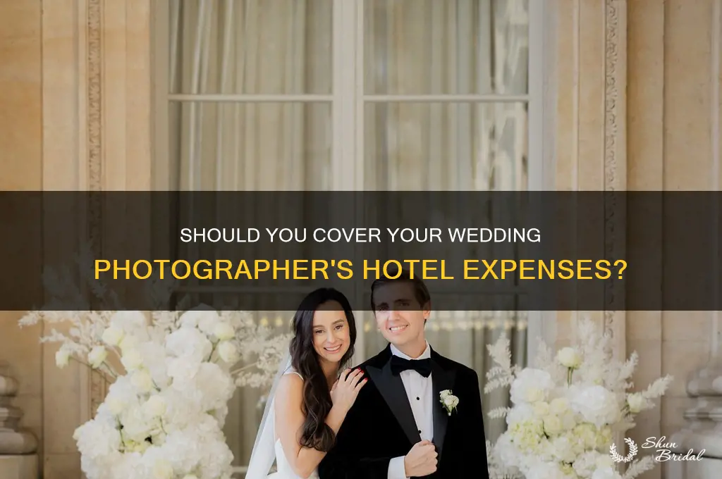do you pay for wedding photographers hotel