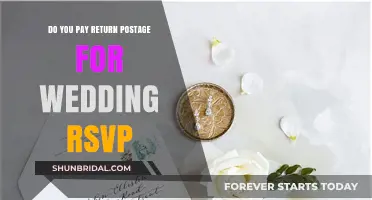Who Covers Return Postage for Wedding RSVP Cards? A Guide