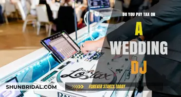 Wedding DJ Tax: Understanding Your Financial Obligations on the Big Day