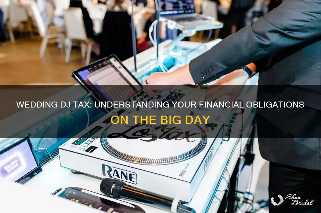 do you pay tax on a wedding dj