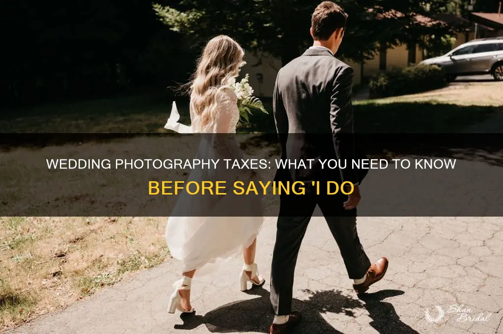 do you pay tax on wedding photography