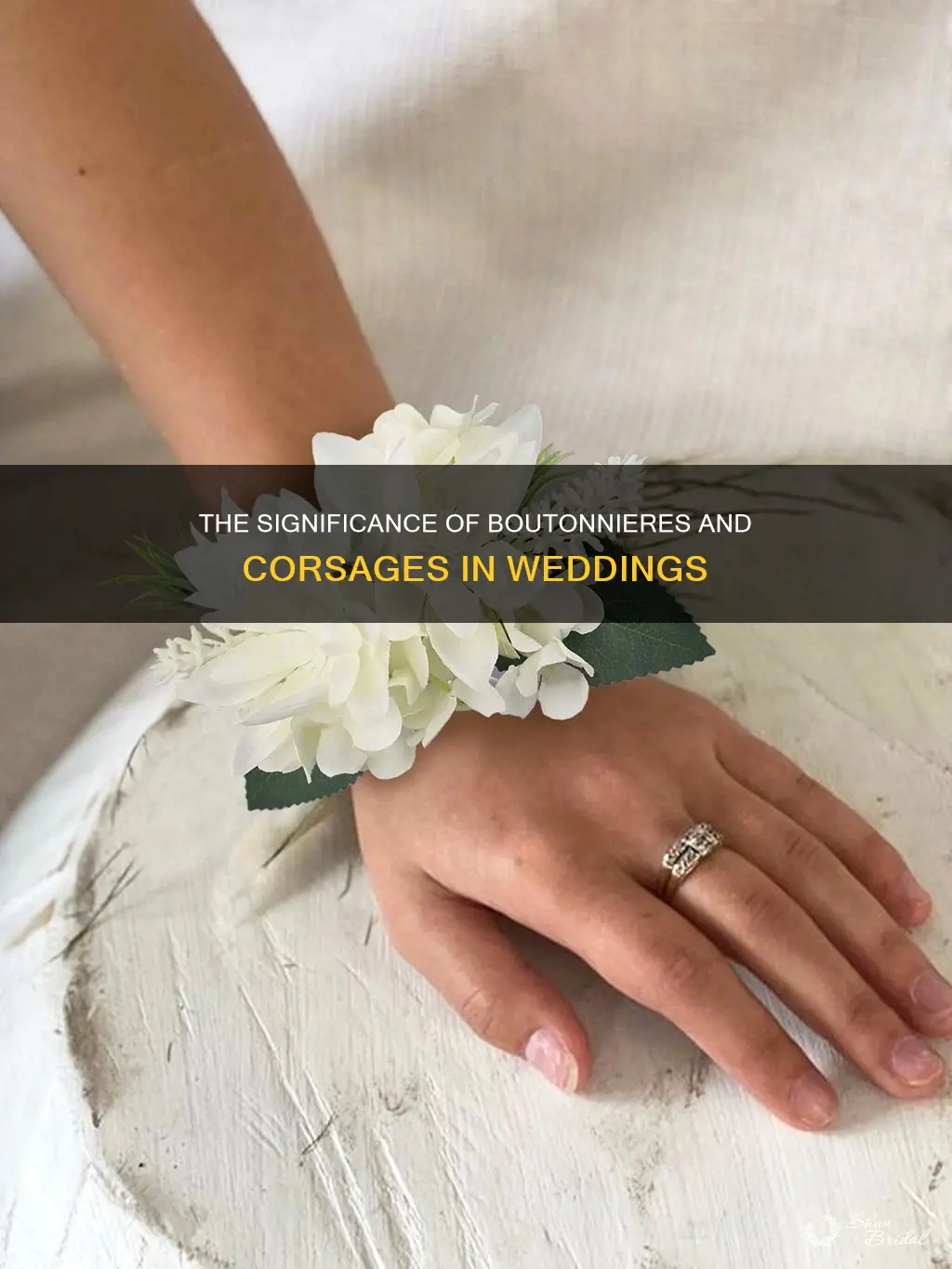 do you people need boutineers and corsages in weddings