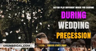 Tailoring Wedding Processional Music: Personalized Playlists for Every Guest?