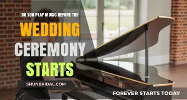 Pre-Ceremony Tunes: Should You Play Music Before Your Wedding Starts?