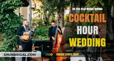 Should You Play Music During Your Wedding Cocktail Hour?