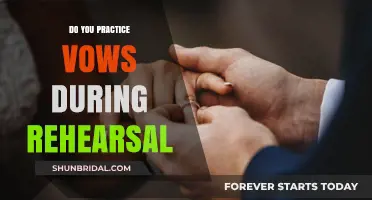 Practicing Vows at Rehearsal: Essential or Optional for Your Big Day?