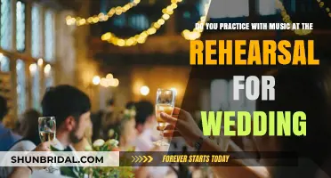 Music at Wedding Rehearsals: Practice Makes Perfect