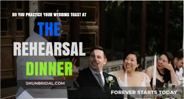 Rehearsal Dinner: To Toast or Not?