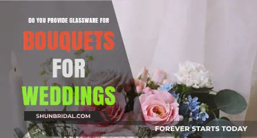 Glassware for Wedding Bouquets: What We Provide