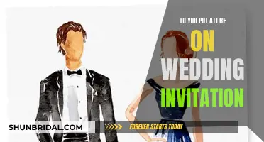 Wedding Attire: What to Include in Your Invitation