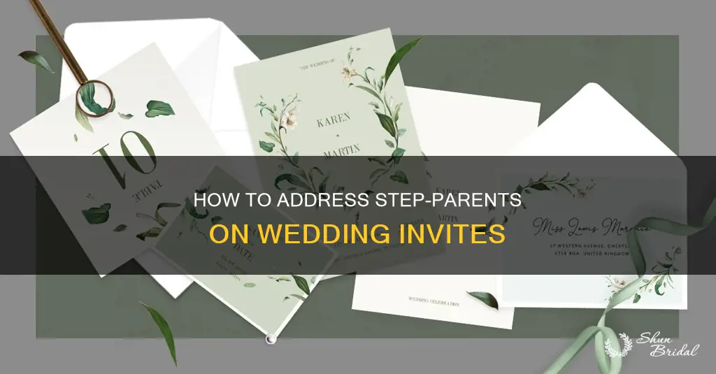 do you put step parents on wedding invitations