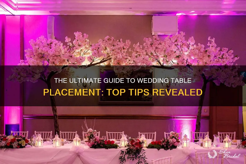 do you put top table on wedding seating plan