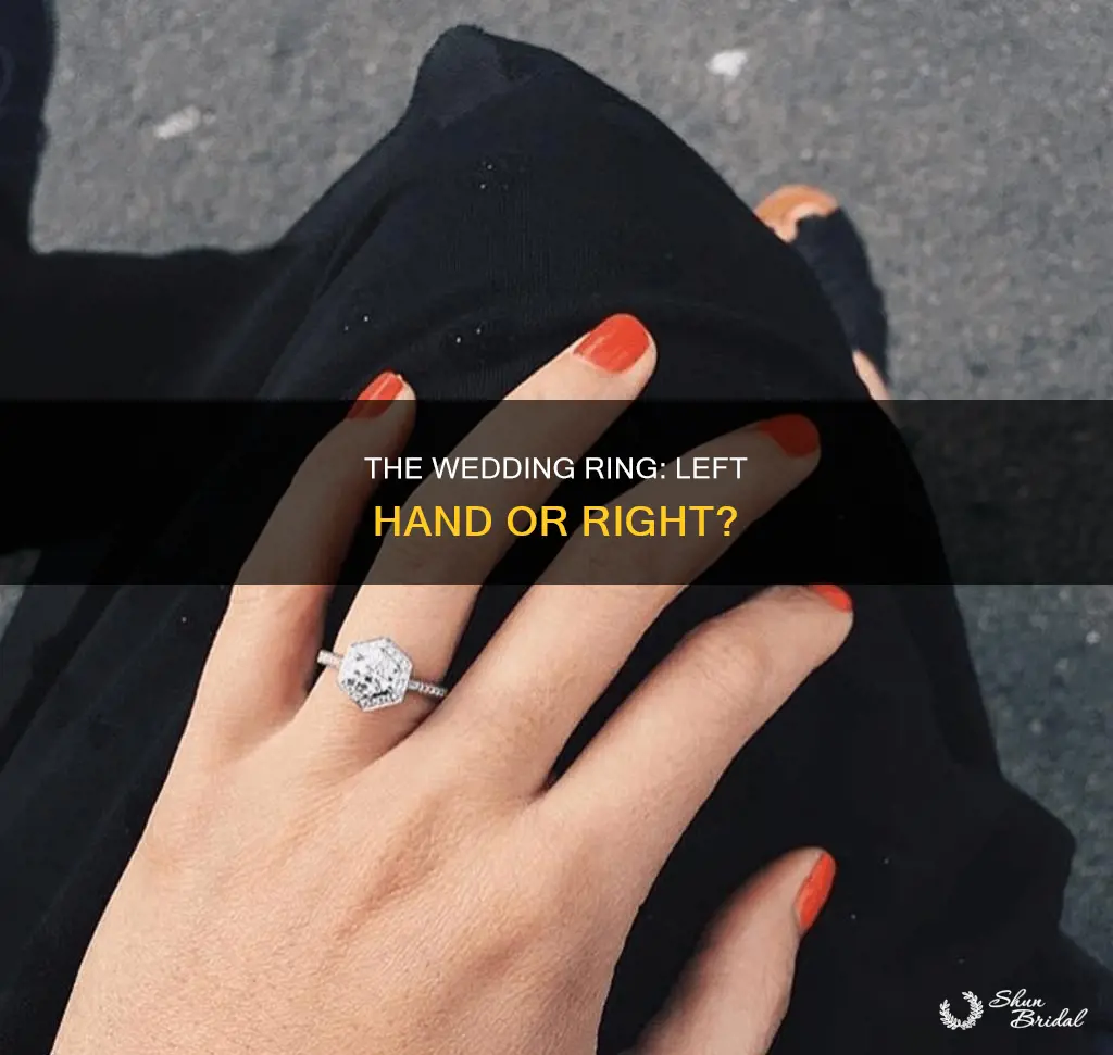 do you put your wedding ring left hand
