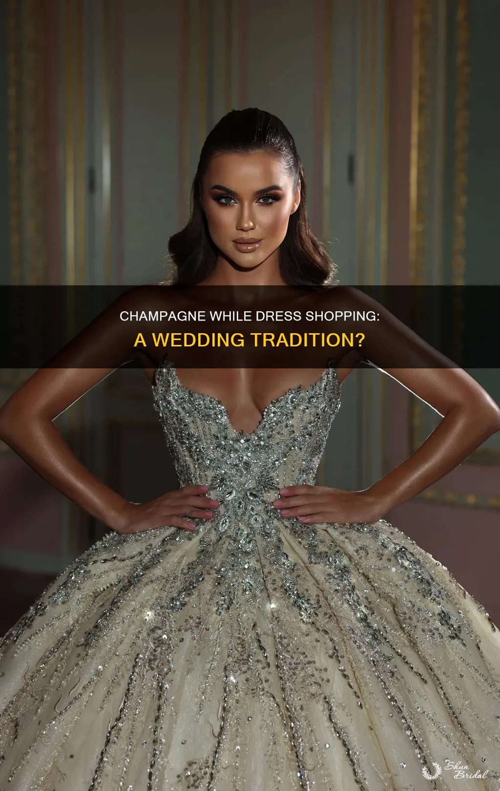 do you really get champainge when wedding dress shopping